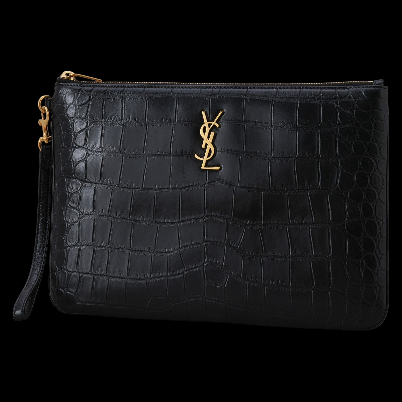 YVES SAINT LAURENT(USED)생로랑 558070 모노그램 와니 패턴 클러치